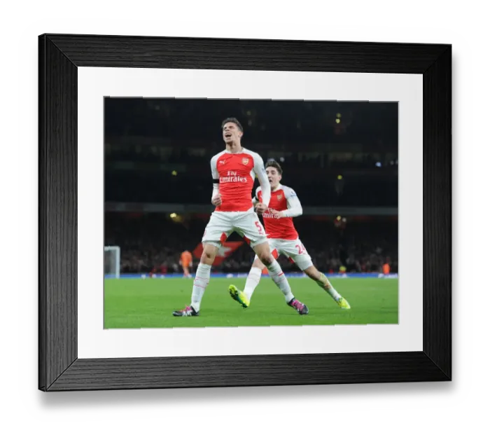 Framed Print : Gabriel's Thrilling Goal: Arsenal vs. Bournemouth (2015-16) Framed Print : Gabriel's Thrilling Goal: Arsenal vs. Bournemouth (2015-16)