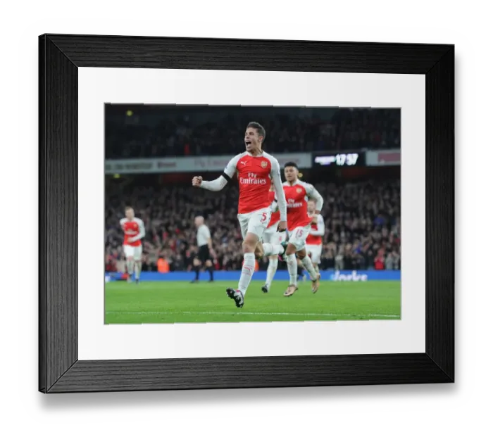 Framed Print : Gabriel's Thrilling Goal: Arsenal vs. Bournemouth (2015-16) Framed Print : Gabriel's Thrilling Goal: Arsenal vs. Bournemouth (2015-16)
