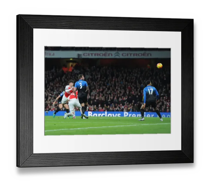 Framed Print : Gabriel's Powerful Heading: Arsenal vs Bournemouth, 2015-16 Premier League Framed Print : Gabriel's Powerful Heading: Arsenal vs Bournemouth, 2015-16 Premier League