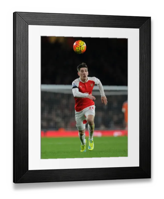 Framed Print : Arsenal's Bellerin Faces Off Against Bournemouth in Premier League Clash (2015-16) Framed Print : Arsenal's Bellerin Faces Off Against Bournemouth in Premier League Clash (2015-16)