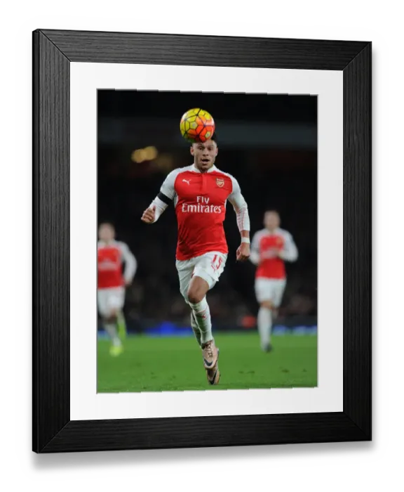 Framed Print : Oxlade-Chamberlain's Star Performance: Arsenal vs Bournemouth (December 2015)
