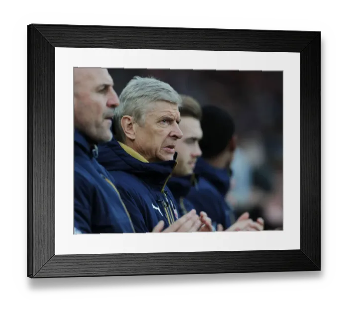 Framed Print : Arsene Wenger: Arsenal Manager, Arsenal vs Newcastle United, Premier League 2015-16 Framed Print : Arsene Wenger: Arsenal Manager, Arsenal vs Newcastle United, Premier League 2015-16