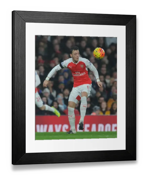 Framed Print : Mesut Ozil in Action: Arsenal vs Newcastle United (Premier League 2015-16) - Emirates Stadium Framed Print : Mesut Ozil in Action: Arsenal vs Newcastle United (Premier League 2015-16) - Emirates Stadium