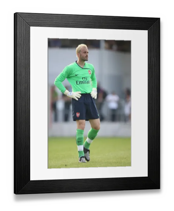 Framed Print : Manuel Almunia's Triumph: Arsenal's Dominance Over Burgenland (2008) Framed Print : Manuel Almunia's Triumph: Arsenal's Dominance Over Burgenland (2008)