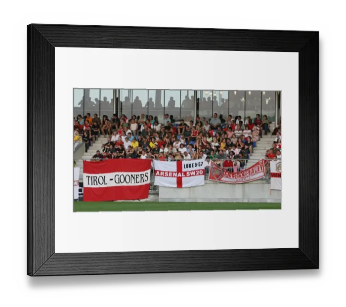 Framed Print : Arsenal fans