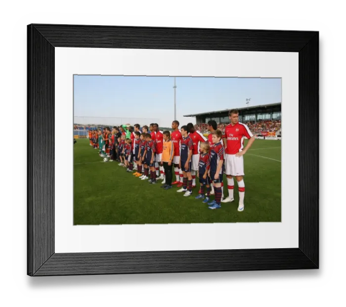 Framed Print : Arsenal Team Line-Up vs Burgenland, Austria, 2008: The Mighty Gunners Prepare for Victory (2:10) Framed Print : Arsenal Team Line-Up vs Burgenland, Austria, 2008: The Mighty Gunners Prepare for Victory (2:10)