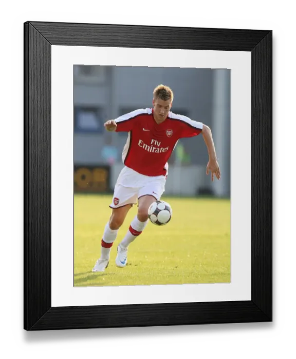 Framed Print : Bendtner's Brace: Arsenal's Dominance Over Burgenland (28 / 7 / 2008)