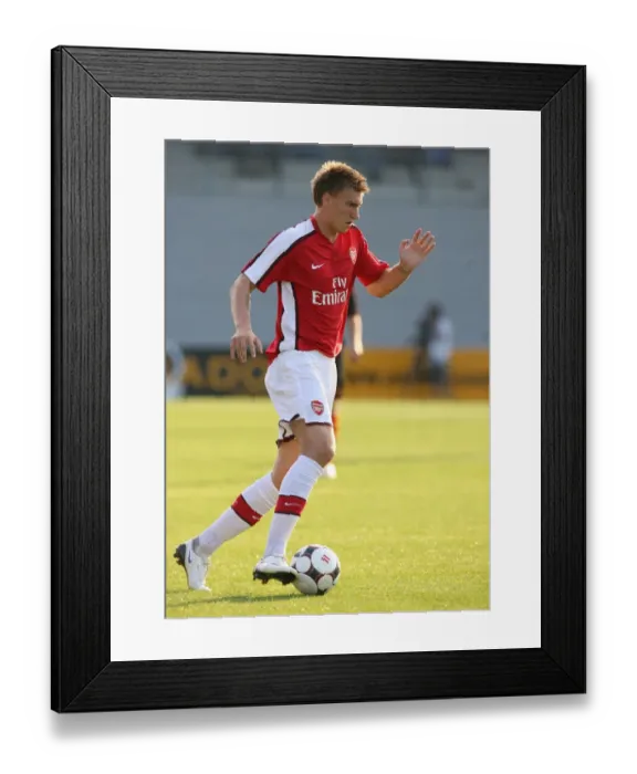 Framed Print : Bendtner's Brace: Arsenal's 10-Goal Rout of Burgenland (2008)