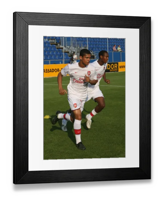 Framed Print : Denilson and Gavin Hoyte: Arsenal's Win Against Burgenland (28 / 7 / 2008) Framed Print : Denilson and Gavin Hoyte: Arsenal's Win Against Burgenland (28 / 7 / 2008)