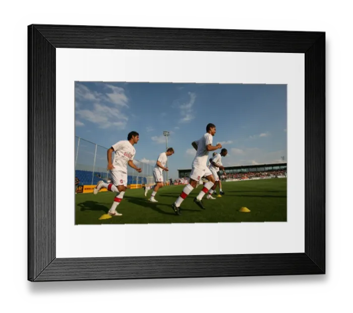 Framed Print : Denilson and Carlos Vela (Arsenal)
