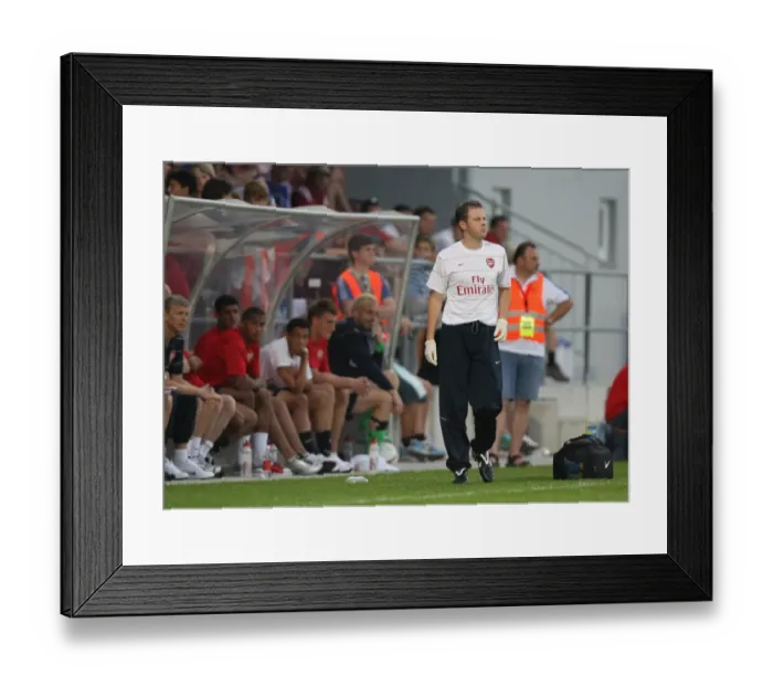 Framed Print : Arsenal physio Colin Lewin
