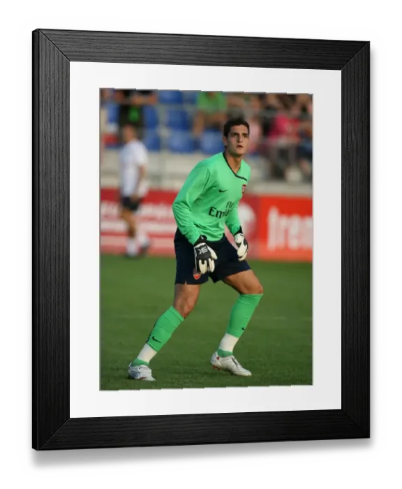 Framed Print : Vito Mannone: Arsenal's Radiant Goalkeeper in 2008 Pre-Season Victory Framed Print : Vito Mannone: Arsenal's Radiant Goalkeeper in 2008 Pre-Season Victory