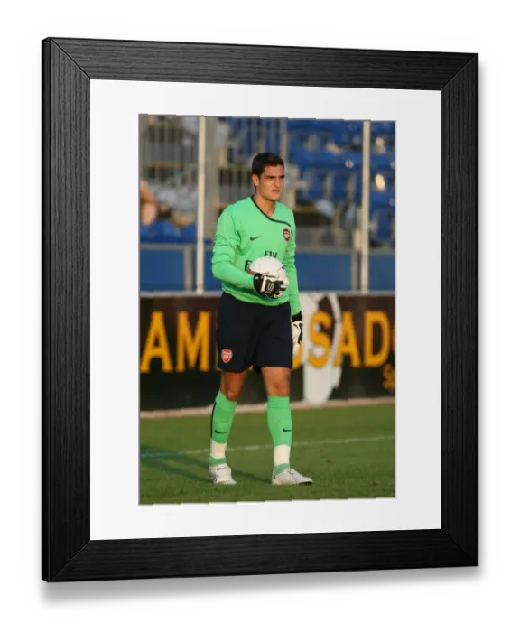 Framed Print : Vito Mannone's Shining Debut: Arsenal's Dominance in 2008 Pre-Season Match vs Burgenland Framed Print : Vito Mannone's Shining Debut: Arsenal's Dominance in 2008 Pre-Season Match vs Burgenland