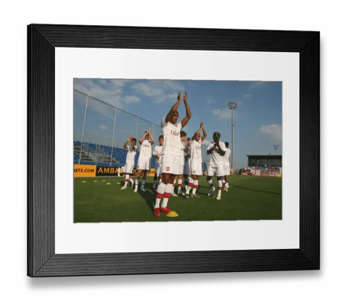 Framed Print : Armand Traore in Action: Arsenal's Victory over Burgenland (28 / 7 / 2008)