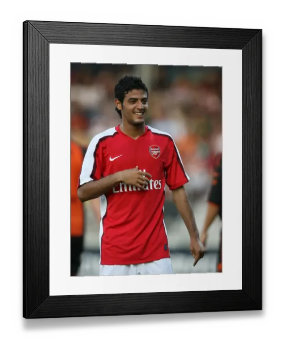 Framed Print : Carlos Vela in Action: Arsenal's Win Against Burgenland (28 / 7 / 2008)
