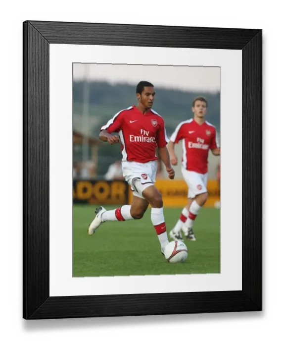 Framed Print : Theo Walcott in Action: Arsenal's Win Against Burgenland, Austria 2008 Framed Print : Theo Walcott in Action: Arsenal's Win Against Burgenland, Austria 2008
