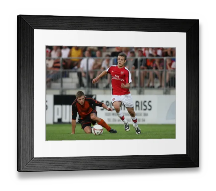 Framed Print : Jack Wilshere (Arsenal) Christian Stibi (Burgenland)