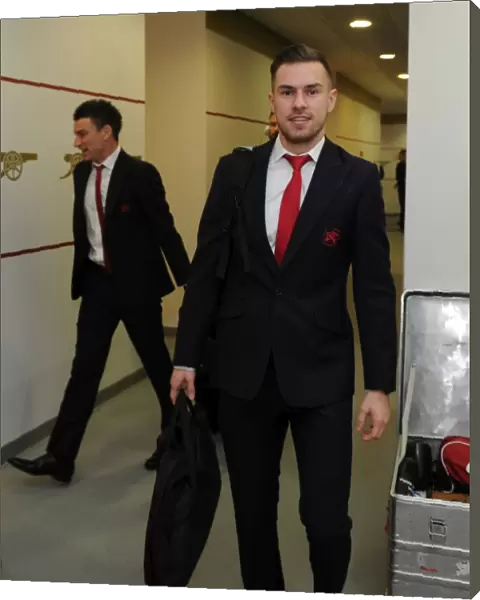 Arsenal's Aaron Ramsey Prepares for FA Cup Battle against Sunderland (2015-16)