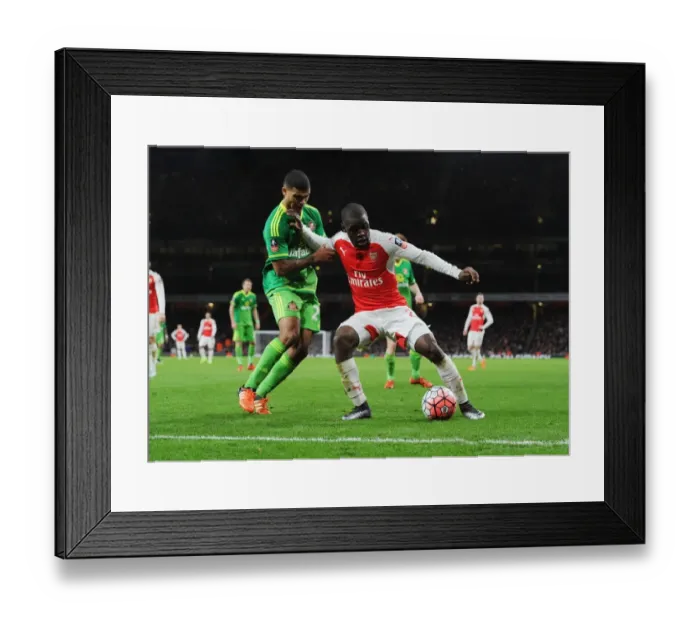 Framed Print : Arsenal vs Sunderland: FA Cup Battle - Campbell vs Yedlin at Emirates Stadium Framed Print : Arsenal vs Sunderland: FA Cup Battle - Campbell vs Yedlin at Emirates Stadium