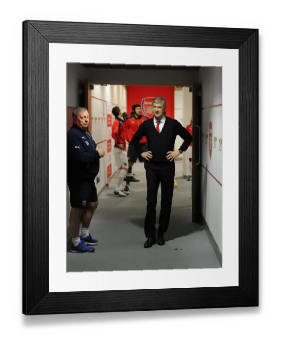 Framed Print : Arsene Wenger and Vic Akers Before FA Cup Match: Arsenal vs Sunderland (2015-16) Framed Print : Arsene Wenger and Vic Akers Before FA Cup Match: Arsenal vs Sunderland (2015-16)