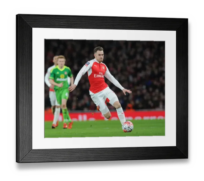 Framed Print : Arsenal's Aaron Ramsey in FA Cup Action: Arsenal vs. Sunderland (2015-16) Framed Print : Arsenal's Aaron Ramsey in FA Cup Action: Arsenal vs. Sunderland (2015-16)