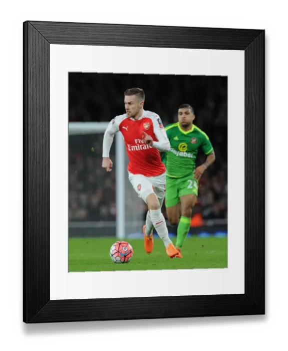 Framed Print : Arsenal's Aaron Ramsey in FA Cup Action: Arsenal vs. Sunderland (2015-16) Framed Print : Arsenal's Aaron Ramsey in FA Cup Action: Arsenal vs. Sunderland (2015-16)