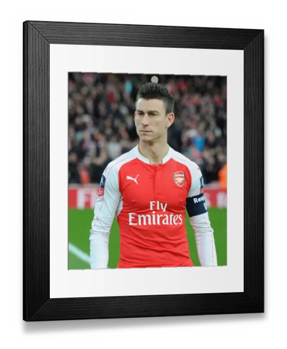 Framed Print : Arsenal's Laurent Koscielny Focuses Before FA Cup Clash vs. Sunderland Framed Print : Arsenal's Laurent Koscielny Focuses Before FA Cup Clash vs. Sunderland