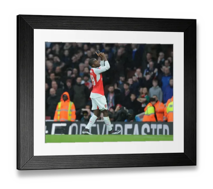 Framed Print : Joel Campbell Scores First Arsenal Goal: FA Cup Triumph Over Sunderland