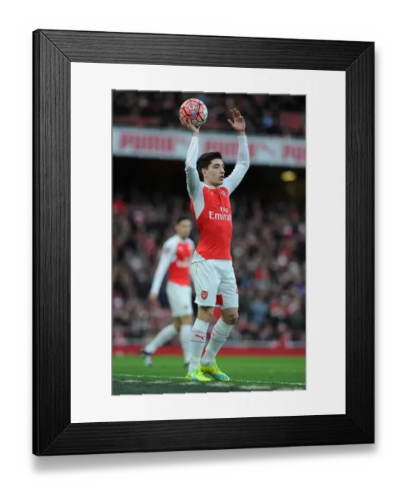 Framed Print : Arsenal's Hector Bellerin in Action during FA Cup Clash against Sunderland at Emirates Stadium