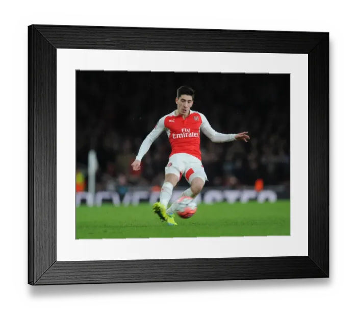 Framed Print : Arsenal's Triumph: Hector Bellerin's Standout Performance in FA Cup Victory over Sunderland (3-1), Emirates Stadium (January 9, 2015) Framed Print : Arsenal's Triumph: Hector Bellerin's Standout Performance in FA Cup Victory over Sunderland (3-1), Emirates Stadium (January 9, 2015)