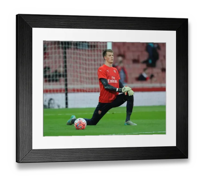 Framed Print : Matt Macey (Arsenal). Arsenal 3: 1 Sunderland. FA Cup 3rd Round. Emirates Stadium, 9  /  1  /  15