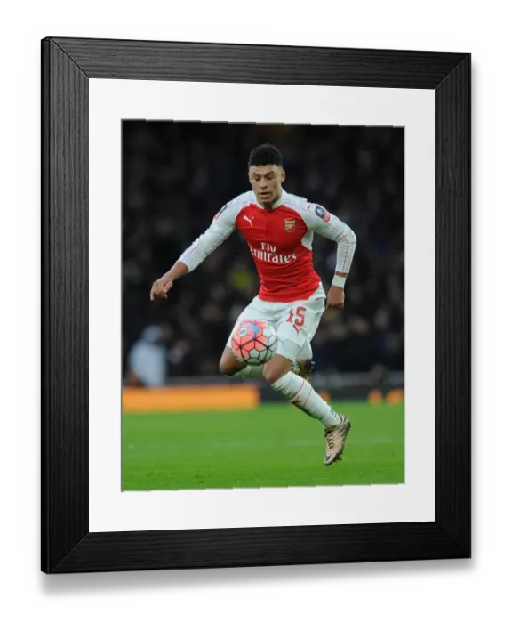 Framed Print : Alex OXlade-Chamberlain (Arsenal). Arsenal 3: 1 Sunderland Framed Print : Alex OXlade-Chamberlain (Arsenal). Arsenal 3: 1 Sunderland