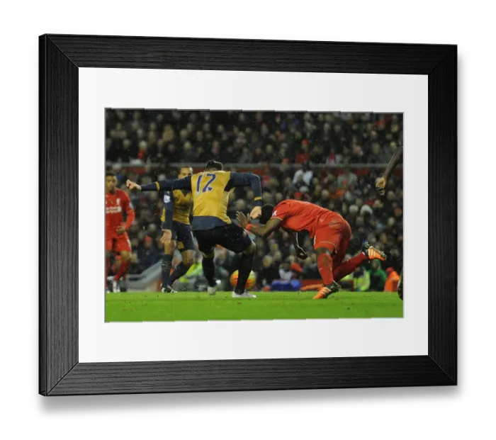 Framed Print : Giroud's Thrilling Goal: Liverpool vs Arsenal, Premier League 2015-16 Framed Print : Giroud's Thrilling Goal: Liverpool vs Arsenal, Premier League 2015-16