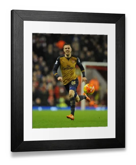 Framed Print : Ramsey in Action: Liverpool vs. Arsenal, Premier League 2015-16 Framed Print : Ramsey in Action: Liverpool vs. Arsenal, Premier League 2015-16