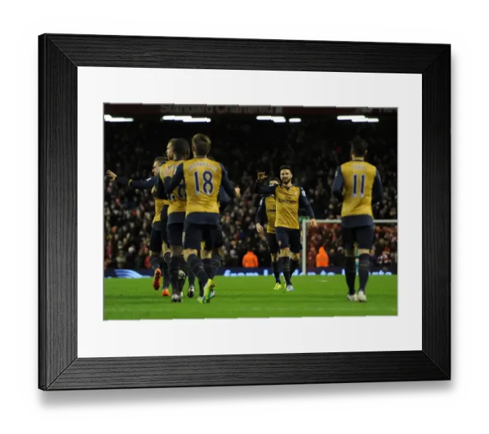 Framed Print : Giroud's Brace: Arsenal's Thrilling Comeback against Liverpool, Premier League 2015-16 Framed Print : Giroud's Brace: Arsenal's Thrilling Comeback against Liverpool, Premier League 2015-16