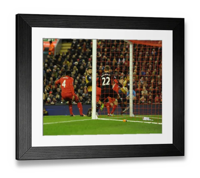 Framed Print : Giroud Scores the Second: Arsenal's Victory at Anfield, Premier League 2015-16