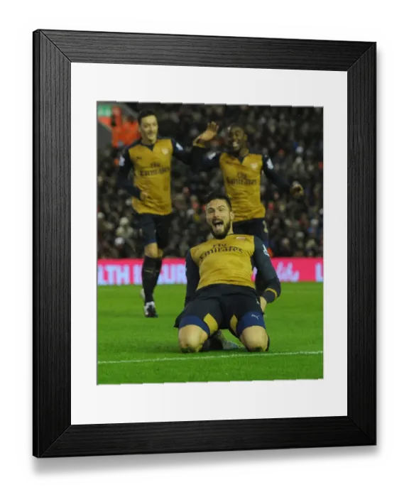 Framed Print : Giroud's Hat-Trick: Thrilling Arsenal Victory over Liverpool in the Premier League 2015-16 Framed Print : Giroud's Hat-Trick: Thrilling Arsenal Victory over Liverpool in the Premier League 2015-16