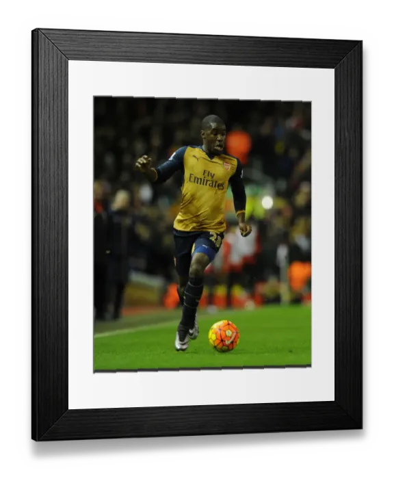 Framed Print : Joel Campbell Faces Off: Liverpool vs. Arsenal, Premier League 2015-16 - The Intense Rivalry Framed Print : Joel Campbell Faces Off: Liverpool vs. Arsenal, Premier League 2015-16 - The Intense Rivalry