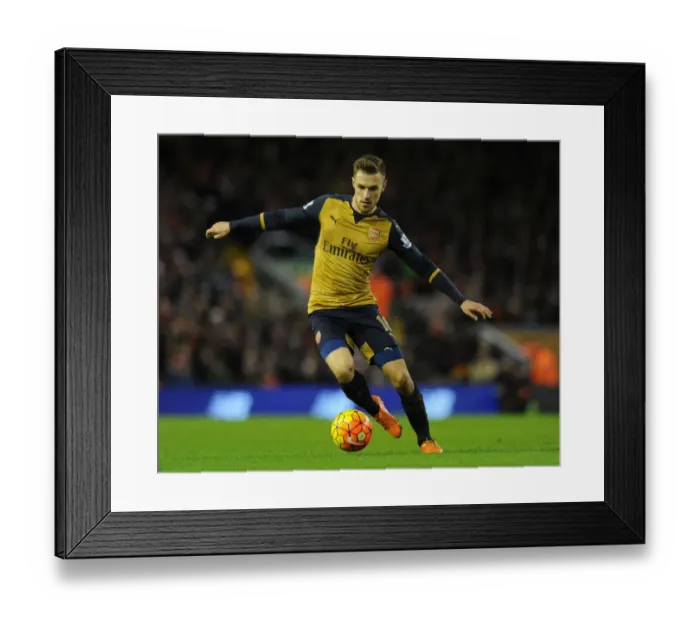 Framed Print : Ramsey in Action: Liverpool vs. Arsenal, Premier League 2015-16 Framed Print : Ramsey in Action: Liverpool vs. Arsenal, Premier League 2015-16