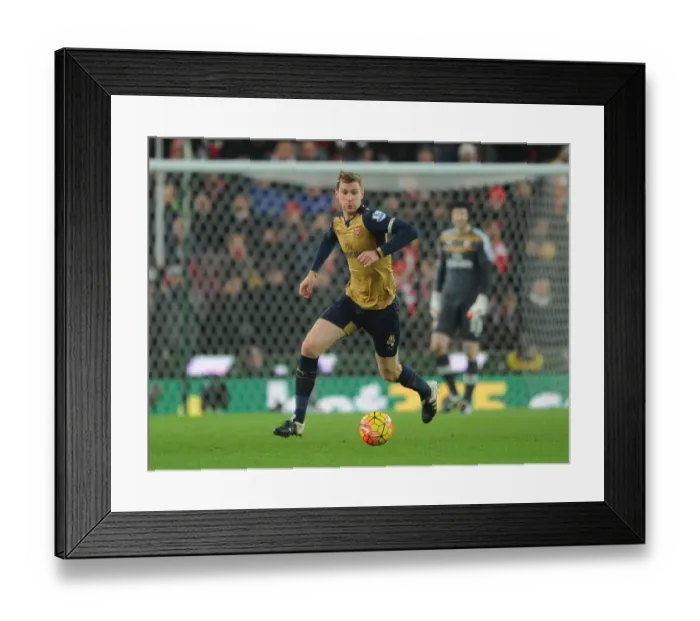 Framed Print : Per Mertesacker in Action: Arsenal vs Stoke City, Premier League 2015-16 Framed Print : Per Mertesacker in Action: Arsenal vs Stoke City, Premier League 2015-16