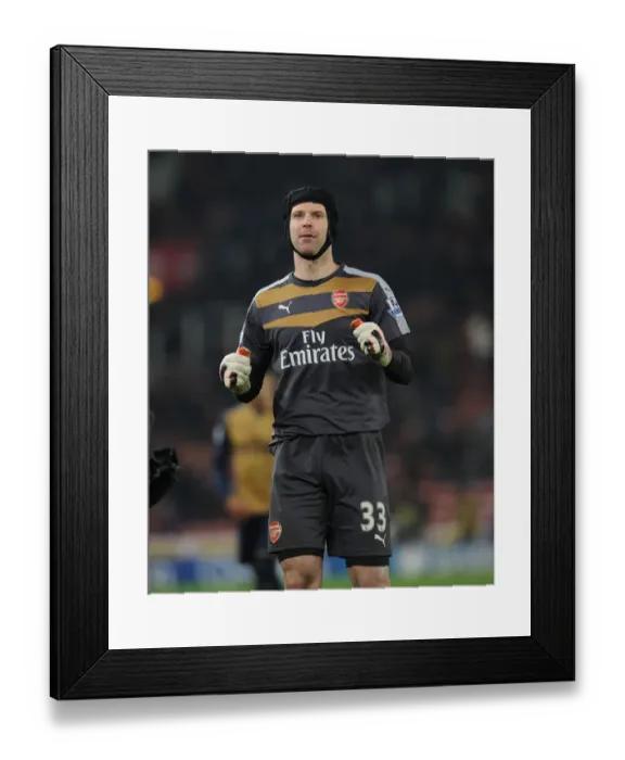 Framed Print : Petr Cech's Reaction: Arsenal's Goalkeeper After the Tough Stoke City Match, Premier League 2015-16 Framed Print : Petr Cech's Reaction: Arsenal's Goalkeeper After the Tough Stoke City Match, Premier League 2015-16