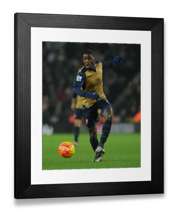 Framed Print : Joel Campbell in Action: Arsenal vs. Stoke City, Premier League 2015-16 Framed Print : Joel Campbell in Action: Arsenal vs. Stoke City, Premier League 2015-16