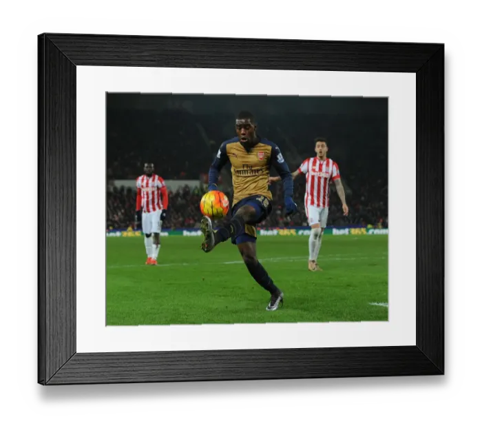 Framed Print : Joel Campbell in Action: Arsenal vs. Stoke City, Premier League 2015-16 Framed Print : Joel Campbell in Action: Arsenal vs. Stoke City, Premier League 2015-16