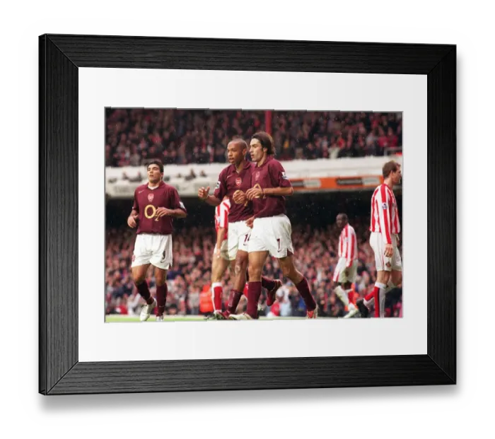 Framed Print : Thierry Henry and Robert Pires: Arsenal's Unforgettable 3-1 Victory Over Sunderland, FA Premier League, Highbury, London, 2005 Framed Print : Thierry Henry and Robert Pires: Arsenal's Unforgettable 3-1 Victory Over Sunderland, FA Premier League, Highbury, London, 2005