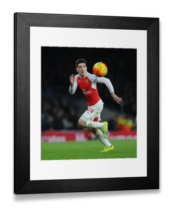 Framed Print : Theo Walcott in Action: Arsenal vs. Chelsea, Premier League 2015-16