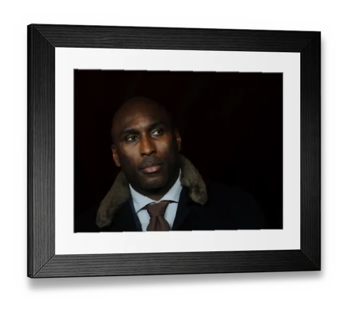 Framed Print : Sol Campbell's Half-Time Reflections: A Former Arsenal Legend at the Emirates (Arsenal vs. Chelsea, 2015-16) Framed Print : Sol Campbell's Half-Time Reflections: A Former Arsenal Legend at the Emirates (Arsenal vs. Chelsea, 2015-16)