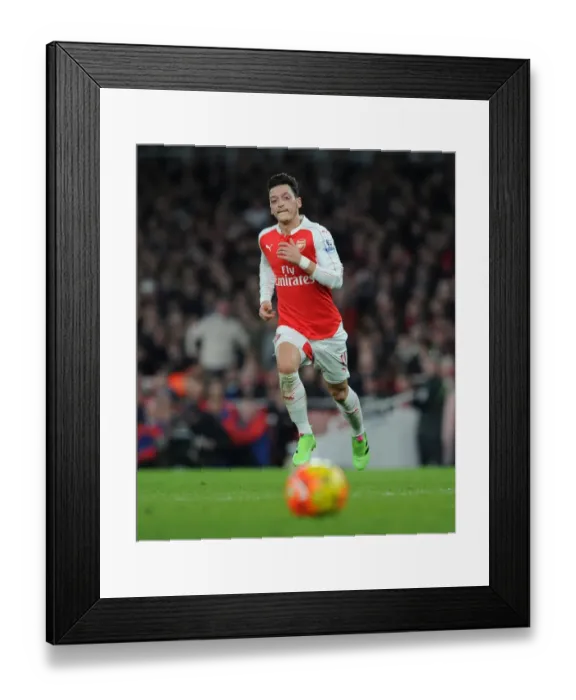 Framed Print : Mesut Ozil in Action: Arsenal vs. Chelsea, Premier League 2015-16 Framed Print : Mesut Ozil in Action: Arsenal vs. Chelsea, Premier League 2015-16