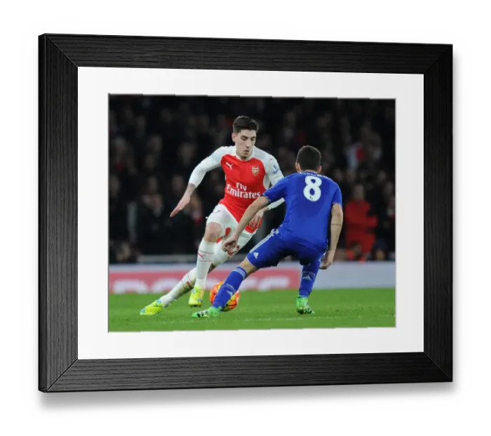 Framed Print : Bellerin vs. Oscar: A Premier League Showdown at Arsenal vs. Chelsea