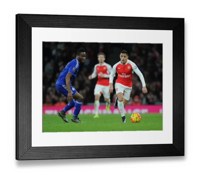 Framed Print : Arsenal vs. Chelsea: A Premier League Battle of Champions
