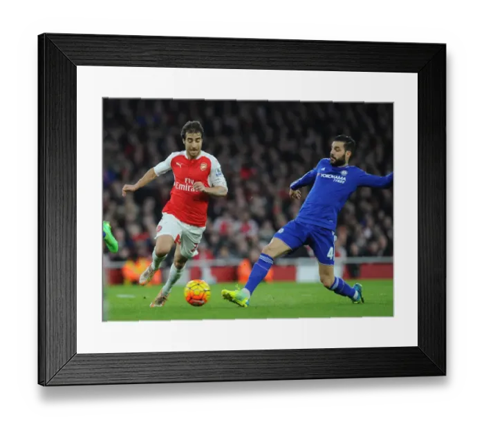 Framed Print : Mathieu Flamini (Arsenal) Cesc Fabregas (Chelsea) Framed Print : Mathieu Flamini (Arsenal) Cesc Fabregas (Chelsea)